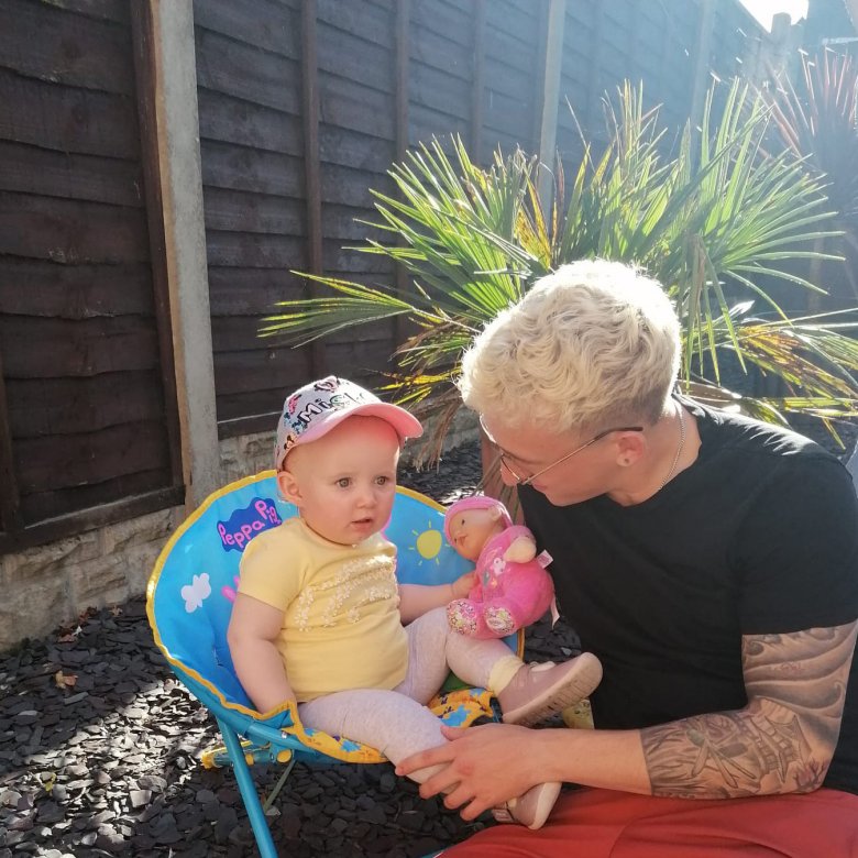 Josh and his daughter